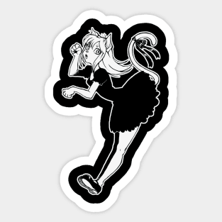 Cat Girl Sticker